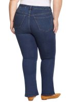 Terra & Sky Women's Plus Size High Waist Bootcut Jeans - Image 9